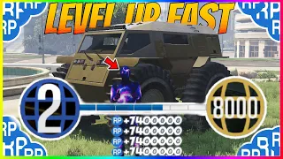 *SOLO* INSANE THIS IS NOW THE FASTEST WAY TO LEVEL UP IN GTA 5 ONLINE (LEVEL IN A DAY) RP METHOD