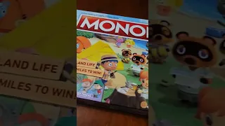 Monopoly Animal Crossing New Horizons edition! | Unboxing | Family Game Night #reels #animalcrossing