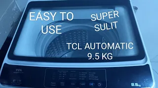 BEST TOP LOAD WASHING MACHINE AT TIPID SA KURYENTE  TCL TWA95-F709TLW 9.5KG AUTOMATIC