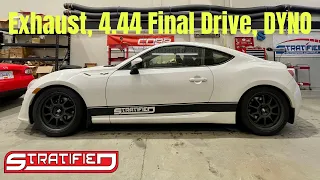 FRS 4.44 Final Drive, Exhaust, DYNO