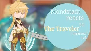 Mondstadt reacts to The Traveler ( male mc) | ❗️spoilers! ❗️