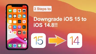 Downgrade iOS 15 to iOS 14.8 in 3 Steps Without Data Loss | iToolab FixGo