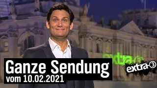 Extra 3 vom 10.02.2021 mit Christian Ehring | extra 3 | NDR