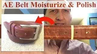 Leather Belt Moisturize & Polish: Saphir, Tanners Blend, & Kiwi