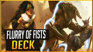 NEW RENEKTON & SIVIR FLURRY OF FIST COMBO! Renekton Flurry of Fists ​Deck - Legends of Runeterra 2.4