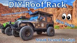 Jeep Wrangler TJ - Custom Overland Roof Rack Build | DIY
