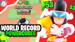 Je TENTE de BATTRE le WORLD RECORD de POWERCUBES en SURVIVANT DUO sur BRAWL STARS ( aidez moi )