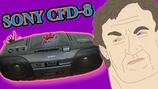 How to repair a cassette player! (Sony CFD-8 boombox from 1998)
