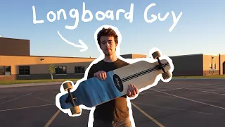 i am a longboarder guy now (my first longboard)