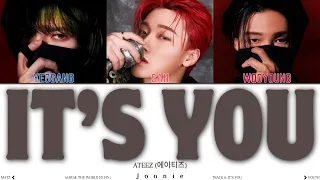 ATEEZ (에이티즈) 'IT’s You' (Yeosang, San & Wooyoung) Lyrics (Color Coded Lyrics Han/Rom/Eng)
