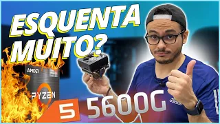 O RYZEN 5600G É UMA FORNALHA OU O COOLER BOX NÃO É BOM ?!