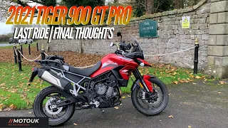 Last Ride & Final thought’s Triumph Tiger 900 GT Pro, Best Value Mid Weight Adventure bike? Find out