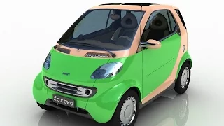 3D Model Smart Fortwo  at 3DExport.com