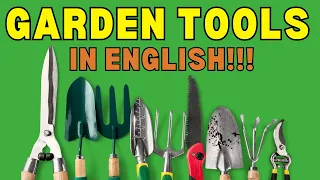 🌳 Garden Tools in #english 🌳 Fun & Easy to Follow! #englishstream #learnenglish