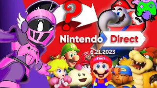 I WONDER what MARIO Games are Coming... | Nintendo Direct 6-21-2023 Live Reaction with SirCrossPad