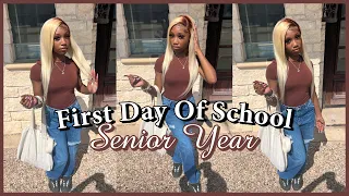 GRWM: First Day of School + mini vlog *Senior Year* | Mia Chanelle