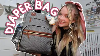 *realistic* WHAT’S IN MY DIAPER BAG?! 2024✨ Diaper Backpack Essentials & Must-Haves