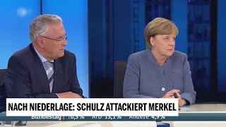 Nach Niederlage: Schulz attackiert Merkel