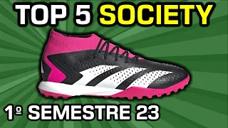 TOP 5 melhores chuteiras SOCIETY de 2023 (1º SEMESTRE) - Canal Camisas e Chuteiras