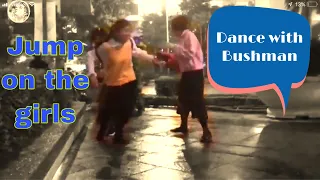 Dance Christmas Eve with Bushman. Bushman prank 2019