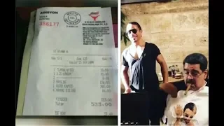 Almuerzo de Maduro y su esposa costó $572 - América TeVé