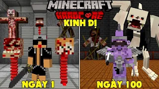 RAKYVN SINH TỒN 100 NGÀY Ở THẾ GIỚI KINH DỊ TRONG MINECRAFT SIÊU KHÓ !