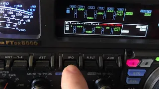 Yaesu FTdx5000MP: Using AMP2 to restore gain after tightening the IF to 50Hz