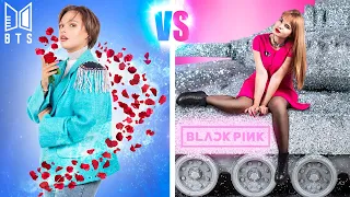 Fãs do BTS vs Fãs do BLACKPINK! Guerra de Pegadinhas!