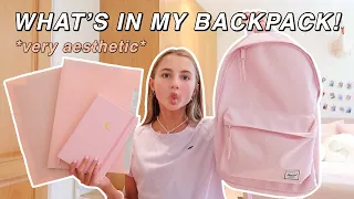 WHAT’S IN MY BACKPACK 2020 + 8TH GRADE SCHOOL SUPPLIES *back to school*
