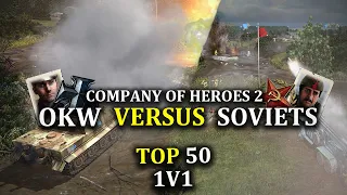 Company Of Heroes 2 Top 50 1v1 - Caosak (Sov) Versus Ghost (OKW)