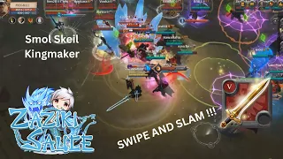 Small Scale Faction - Kingmaker Sword POV - Insane clumps at the end ! Brawl comps