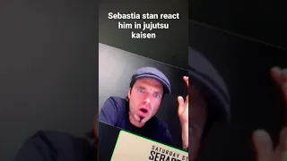 Sebastian Stan react scene him in jujutsu kaisen #sebastianstan #jujutsukaisen