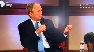 President George W Bush reflecting on Vladimir Putin's soul