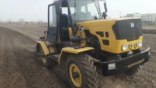 Пахат самодельного трактора "DavanD" на базе ГАЗ-66