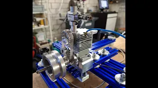 5th Upgrade 1 Cylinder Rotary Valve Model Engine / Modellmotor mit Walzendrehsteuerung / Part 7