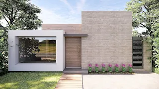 CASA MINIMALISTA MODERNA DE UN PISO | Modern Minimalist House