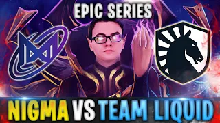 NIGMA vs LIQUID - Miracle- back to Invoker !! DPC WEU Winter Tour DreamLeague Season 16 Dota 2