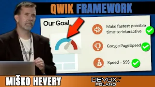 Qwik: A No-Hydration Instant-on Personalized Web Applications • Miško Hevery • Devoxx Poland 2022