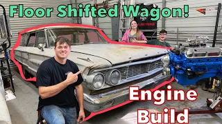 We Had Issues! Small Block Ford Engine Build 64 Galaxie Station Wagon