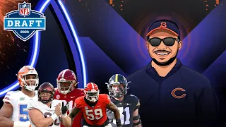 3 ROUND CHICAGO BEARS MOCK DRAFT W/ DOUBLE TRADE DOWN!