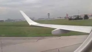Bulgaria Air E190 Bourgas to Sofia landing