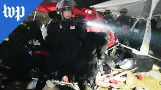 Police tear down UCLA encampment