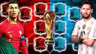 PORTUGAL x ARGENTINA World Cup Special Squad Builder, Messi & Ronaldo One Last Chance - FIFA MOBILE