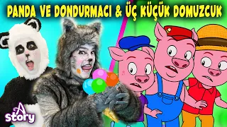 Panda Ve Dondurmacı & Üç Küçük Domuzcuk Kampta | Türkçe Masallar Hikayeler | A Story Turkish
