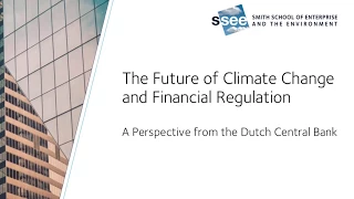 The Future of Climate Change and Financial Regulation: A Perspective from the Dutch Central Bank