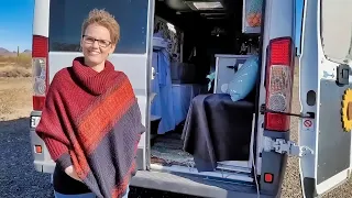 Tour of a Solo Woman Stealth Living in a Van