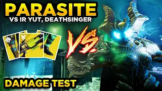 Parasite ONE PHASE vs Ir Yut, Deathsinger | Crota's End DPS Test | Destiny 2
