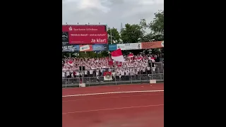 Die Kölner Fanszene gestern beim Auftakt der U21 gegen Fortuna Köln 🏟️🔥————#ultras #köln #fortuna