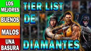 Tier List ACTUALIZADA Personajes de DIAMANTE Mortal Kombat Mobile / Jhonny