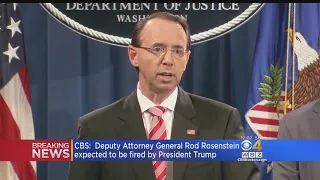 Deputy Attorney General Rod Rosenstein Expected To Be Fired By President Trump